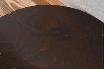 アンティーク家具　古い木の小さなアンティークちゃぶ台