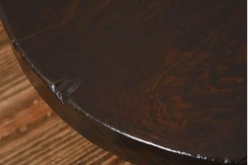 アンティーク家具　古い木の小さなアンティークちゃぶ台