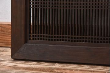 古民具・骨董　アンティーク格子明り取り(欄間)