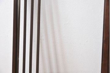 古い木のレトロなアンティークガラス戸(窓)2枚セット
