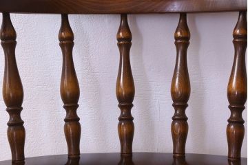 中古　飛騨産業キツツキマーク　穂高シリーズ　キャプテンチェア(1)
