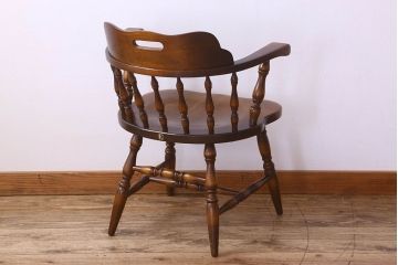 中古　飛騨産業キツツキマーク　穂高シリーズ　キャプテンチェア(1)