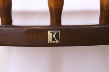 中古　飛騨産業キツツキマーク　穂高シリーズ　キャプテンチェア(1)