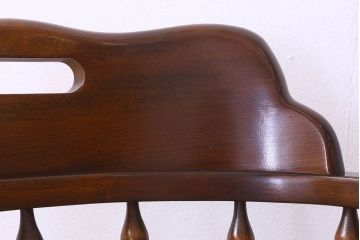 中古　飛騨産業キツツキマーク　穂高シリーズ　キャプテンチェア(2)
