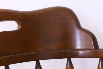 中古　飛騨産業キツツキマーク　穂高シリーズ　キャプテンチェア(3)