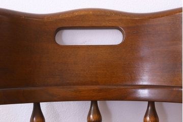 中古　飛騨産業キツツキマーク　穂高シリーズ　キャプテンチェア(3)