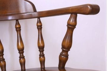 中古　飛騨産業キツツキマーク　穂高シリーズ　キャプテンチェア(3)