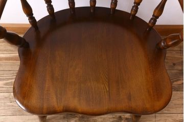 中古　飛騨産業キツツキマーク　穂高シリーズ　キャプテンチェア(3)