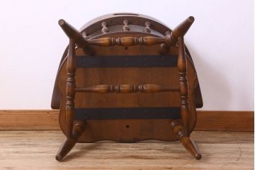 中古　飛騨産業キツツキマーク　穂高シリーズ　キャプテンチェア