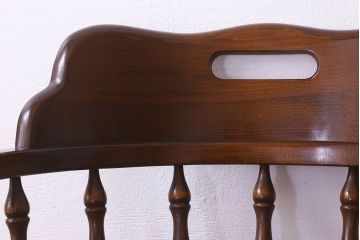中古　飛騨産業キツツキマーク　穂高シリーズ　キャプテンチェア