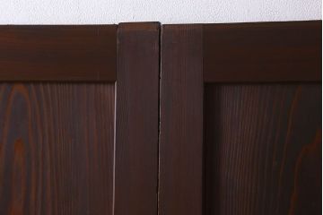 美品　和製アンティークの板戸2枚セット(1)