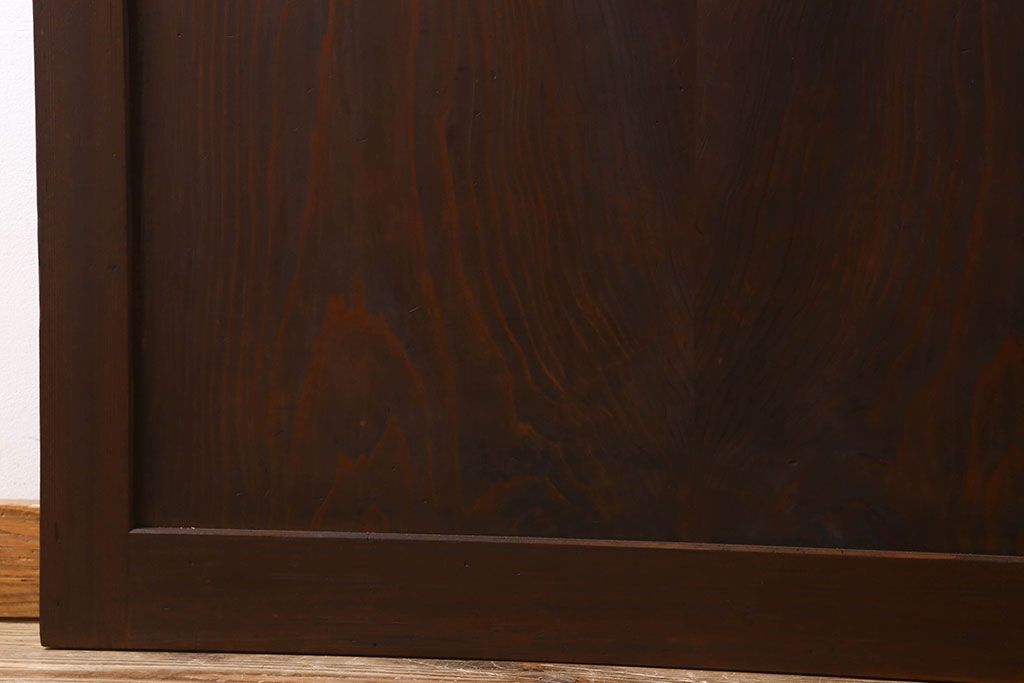 美品　和製アンティークの板戸2枚セット(1)