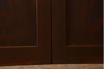 美品　和製アンティークの板戸2枚セット(1)
