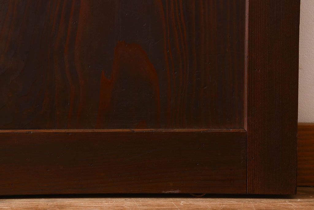 美品　和製アンティークの板戸2枚セット(1)