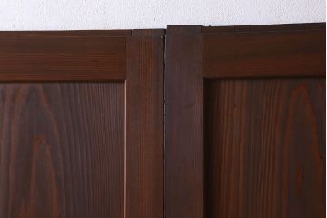美品　和製アンティークの板戸2枚セット(1)