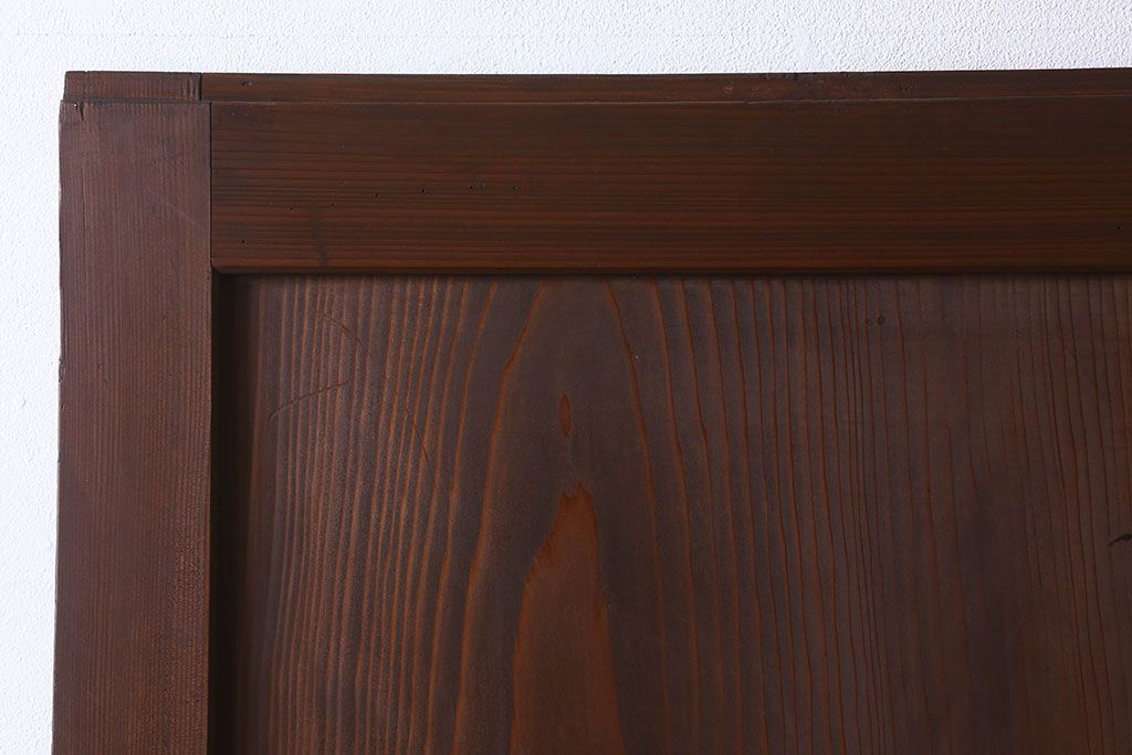 美品　和製アンティークの板戸2枚セット(1)