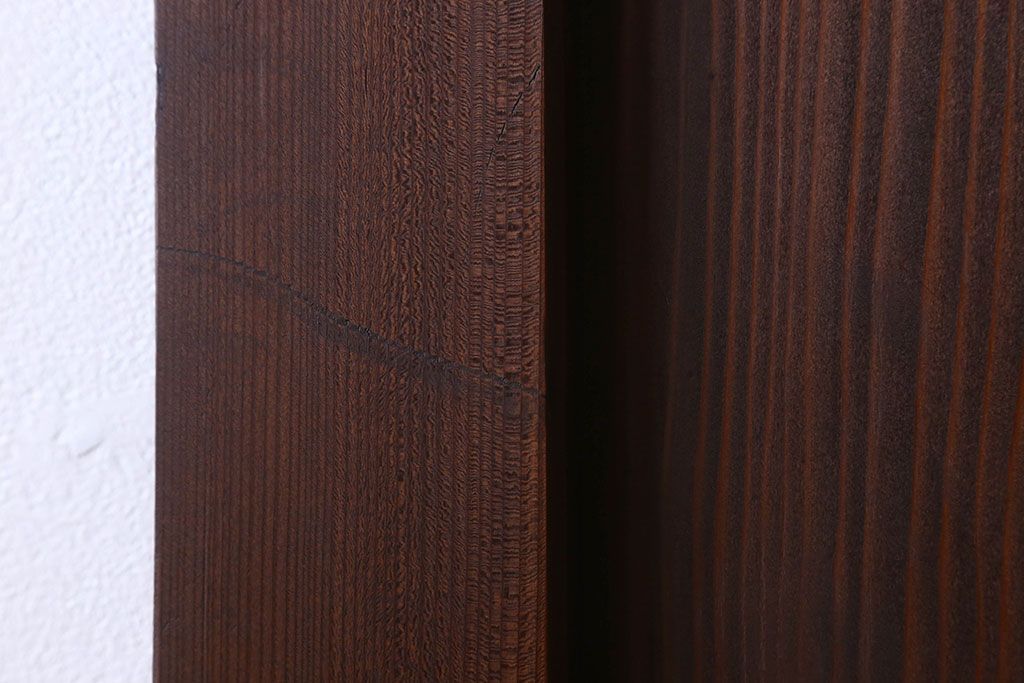 美品　和製アンティークの板戸2枚セット(1)