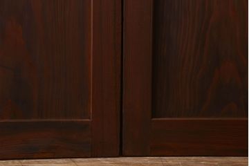 美品　和製アンティークの板戸2枚セット(1)