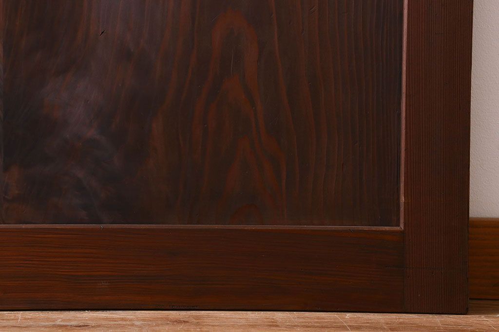 美品　和製アンティークの板戸2枚セット(1)