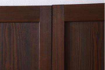 美品　和製アンティークの板戸2枚セット(2)