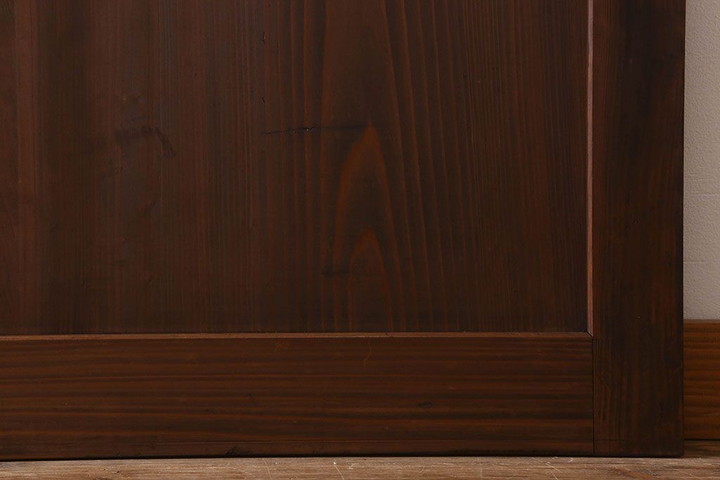 美品　和製アンティークの板戸2枚セット(2)