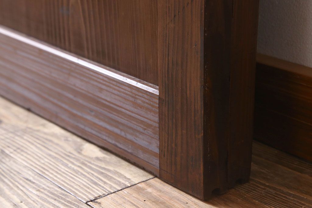 美品　和製アンティークの板戸2枚セット(2)