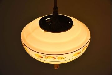 オランダビンテージ　タッセル付き!レトロでかわいいペンダントライト(天井照明)