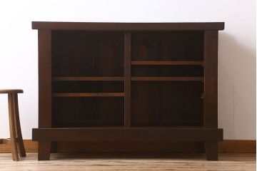 アンティーク家具　水屋箪笥サイドボード(下駄箱)　四尺　和製アンティーク