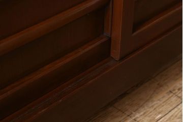 アンティーク家具　水屋箪笥サイドボード(下駄箱)　四尺　和製アンティーク