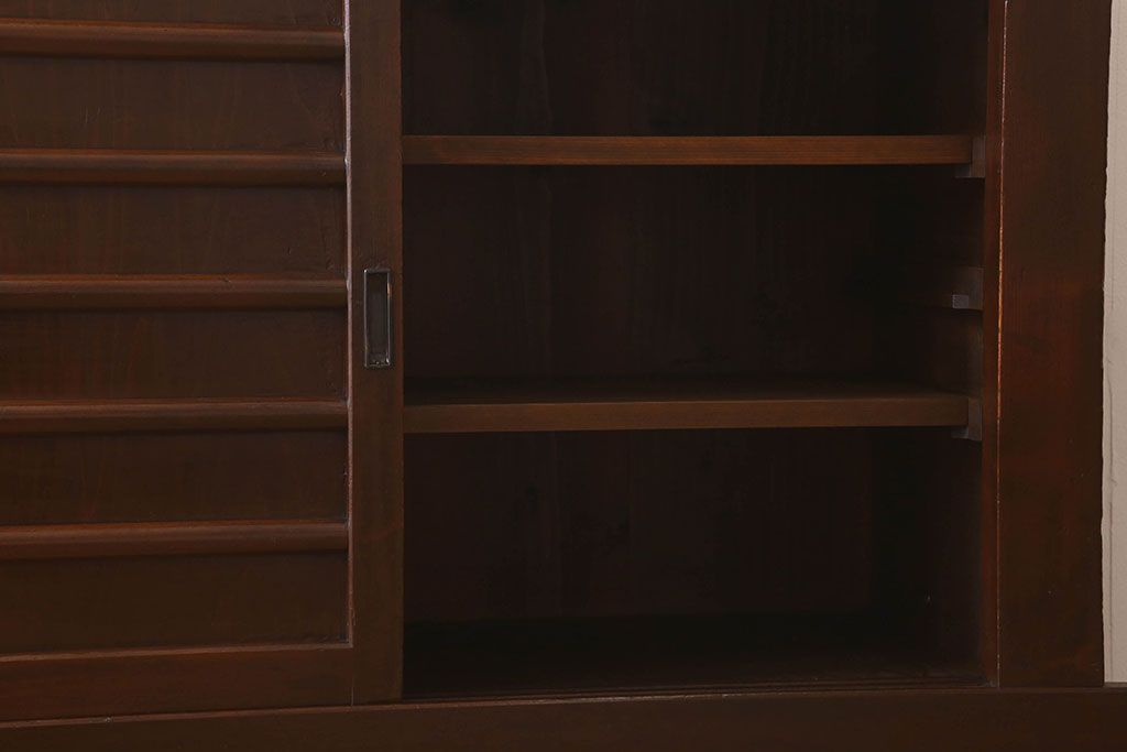 アンティーク家具　水屋箪笥サイドボード(下駄箱)　四尺　和製アンティーク