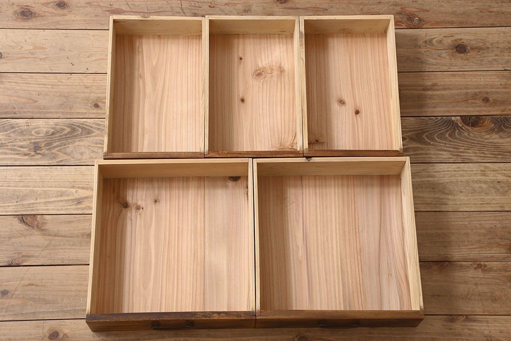 レトロ家具　昭和レトロ　ダイヤガラス!アンティーク収納棚(本箱)