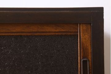 レトロ家具　昭和レトロ　ダイヤガラス!アンティーク収納棚(本箱)