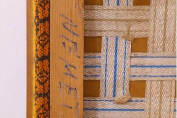 レトロ家具　オランダビンテージ　ブナ材　レトロな花柄のかわいい1人掛けソファ(1)