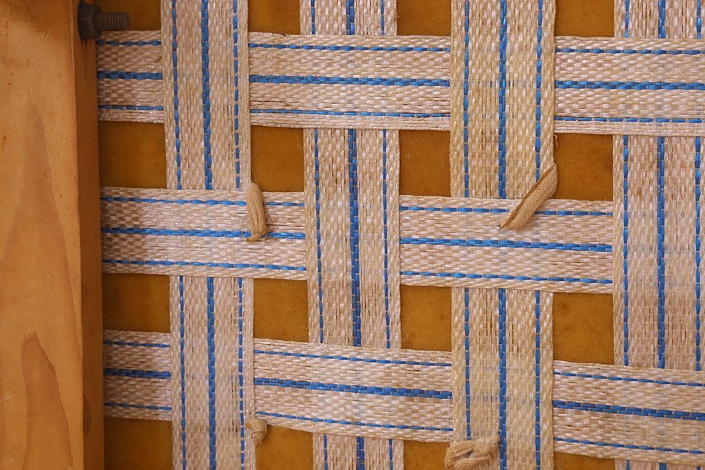 レトロ家具　オランダビンテージ　ブナ材　レトロな花柄のかわいい1人掛けソファ(2)