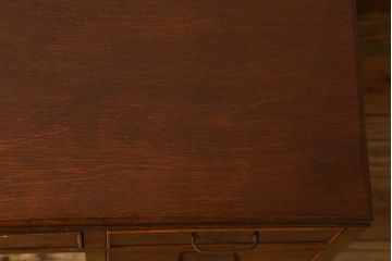 アンティーク家具　おしゃれなアンティーク片袖机(デスク)