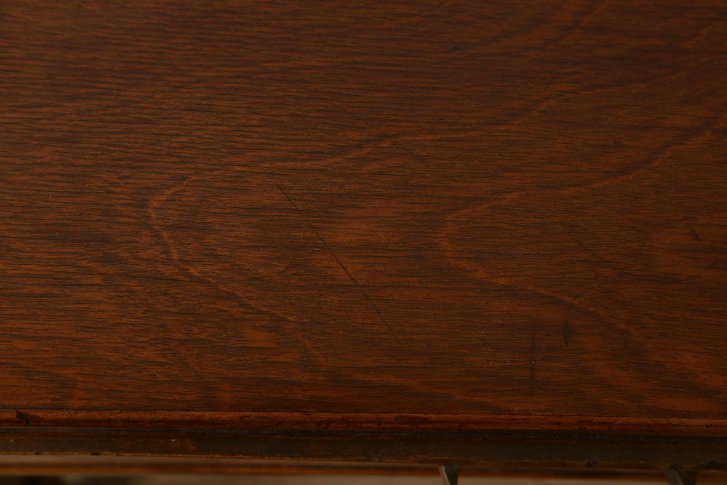 アンティーク家具　おしゃれなアンティーク片袖机(デスク)