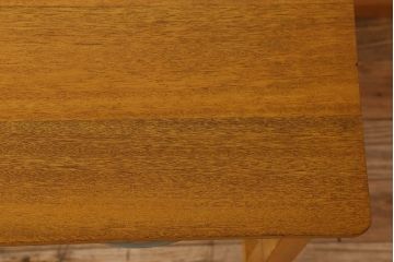 レトロ家具　昭和レトロ　引き出し2杯付き!古い平机(テーブル)