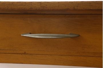 レトロ家具　昭和レトロ　引き出し2杯付き!古い平机(テーブル)