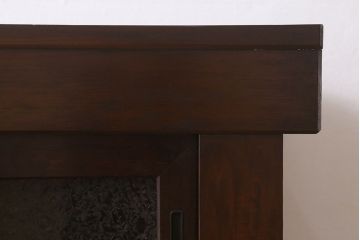 アンティーク家具　古民具・骨董　脚付き!モダンな四尺水屋箪笥サイドボード