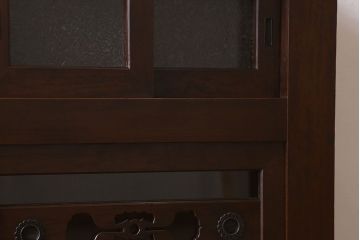 アンティーク家具　古民具・骨董　脚付き!モダンな四尺水屋箪笥サイドボード