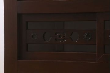 アンティーク家具　古民具・骨董　脚付き!モダンな四尺水屋箪笥サイドボード