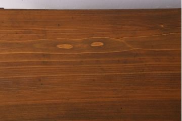 アンティーク家具　古い檜製のシンプルなローテーブル(センターテーブル)