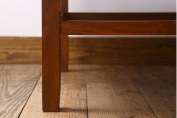 アンティーク家具　古い檜製のシンプルなローテーブル(センターテーブル)