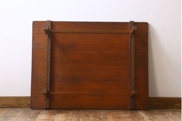 アンティーク家具　古い檜製のシンプルなローテーブル(センターテーブル)