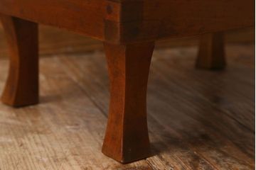 アンティーク家具　黒柿材!古い木製の小さなアンティークちゃぶ台