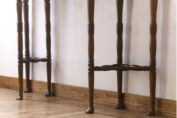 アンティーク家具　オーク材　イギリスアンティーク　おしゃれなコンソールテーブル