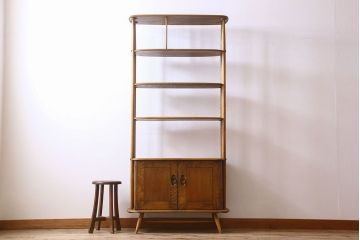 ヴィンテージ家具　イギリスビンテージ　ERCOL(アーコール)　ルームディバイダー(飾り棚)
