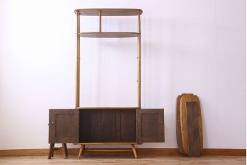 ヴィンテージ家具　イギリスビンテージ　ERCOL(アーコール)　ルームディバイダー(飾り棚)