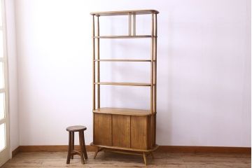 ヴィンテージ家具　イギリスビンテージ　ERCOL(アーコール)　ルームディバイダー(飾り棚)