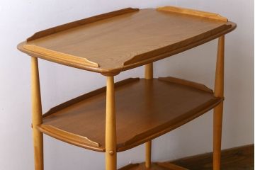 ヴィンテージ家具　ERCOL(アーコール)　イギリスビンテージ　トロリーキャスターワゴン